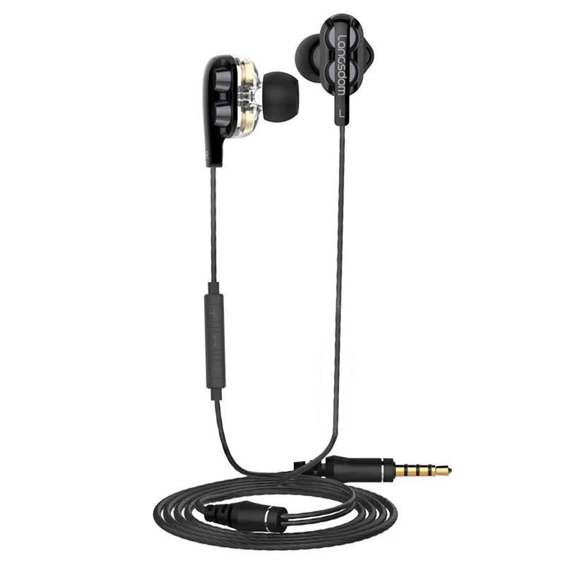 Black Double Moving Coil Wheat Headset-1915196489186021377