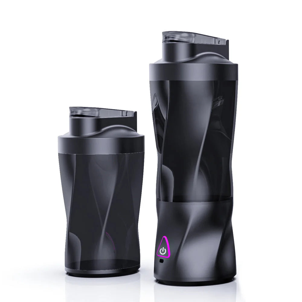 Black High-Powered Portable Blender - Large-Capacity