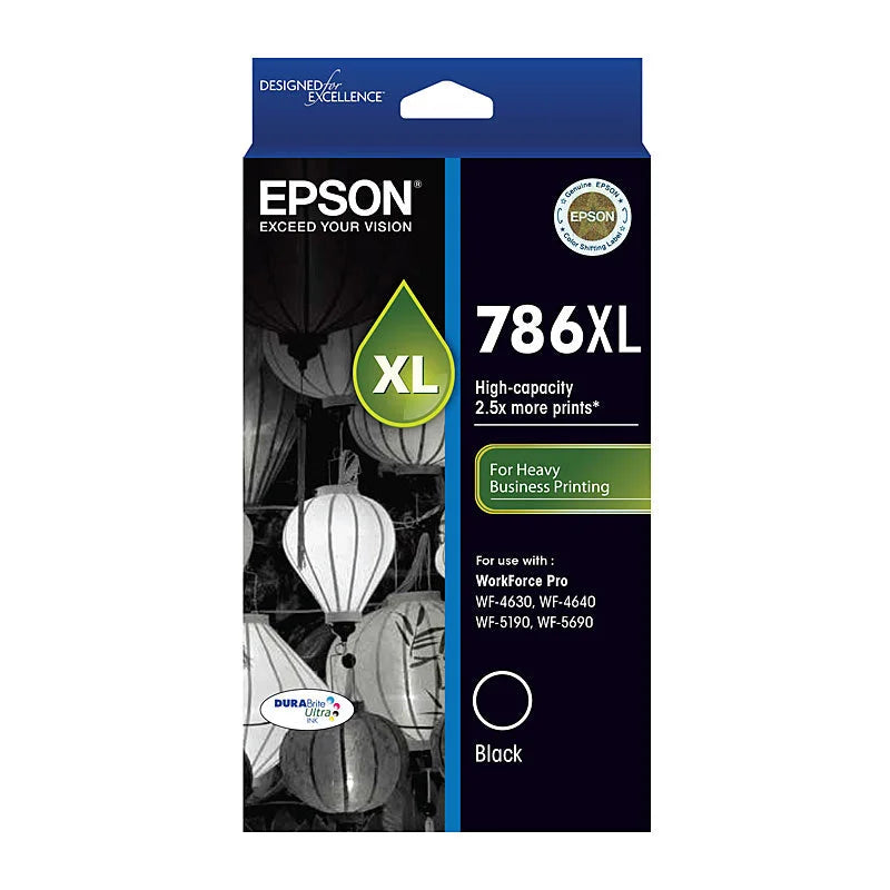 Black Ink Cartridge - EPSON 786XL