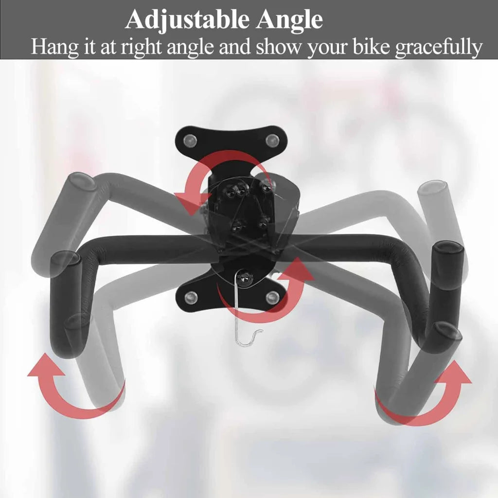 Black Storage Bicycle Wall Mount Wall Hook Bike Wall Rack
