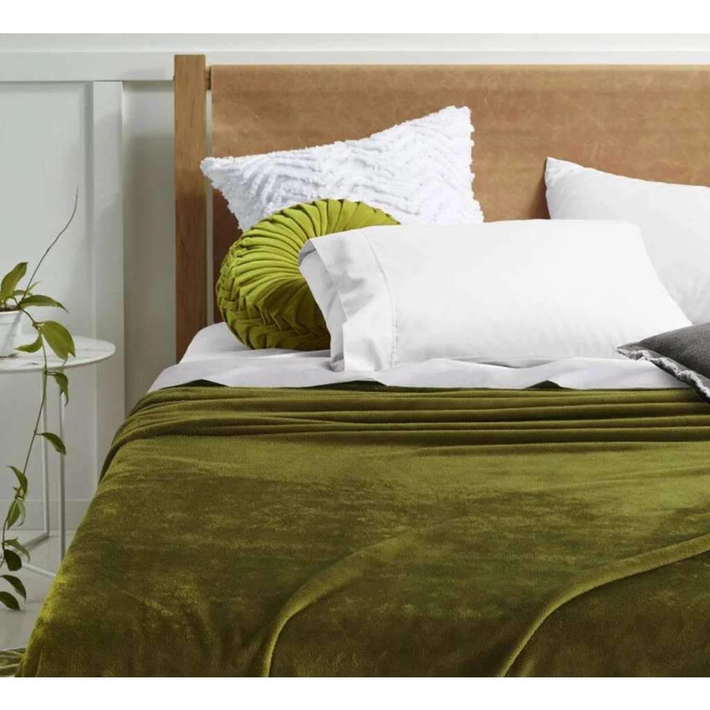 Blanket Queen/King Accessorize Super Soft Mossy Road - Home