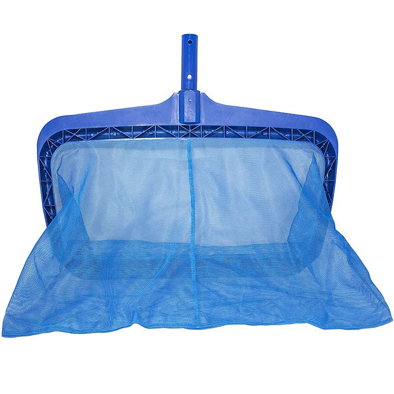 Blue Deep-Water Pool Skimming Net - Durable Cleaning Tool