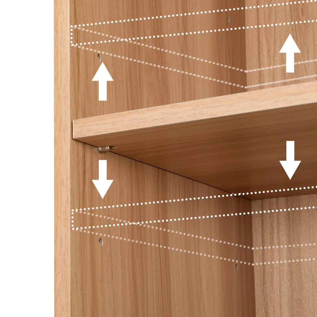Bookshelf 7-Tier MILO - Pine