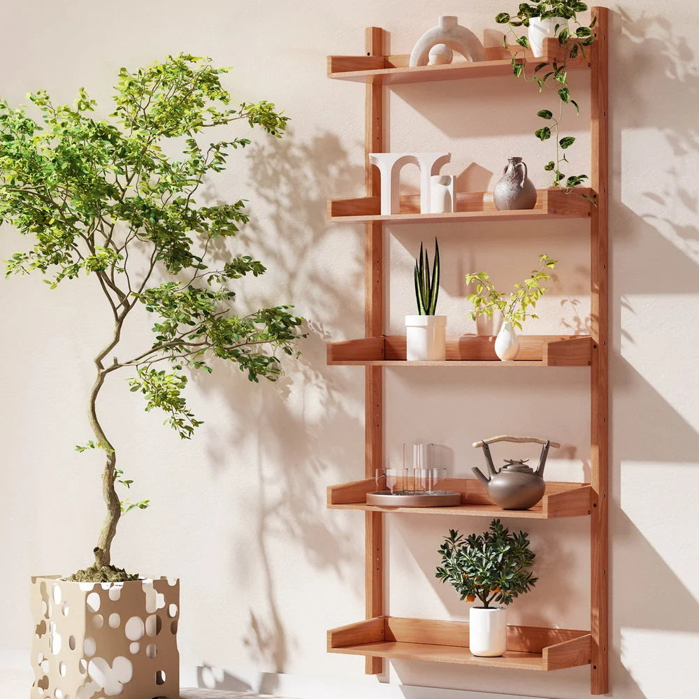 Bookshelf Floating Shelf - CAPIZ Oak - Furniture