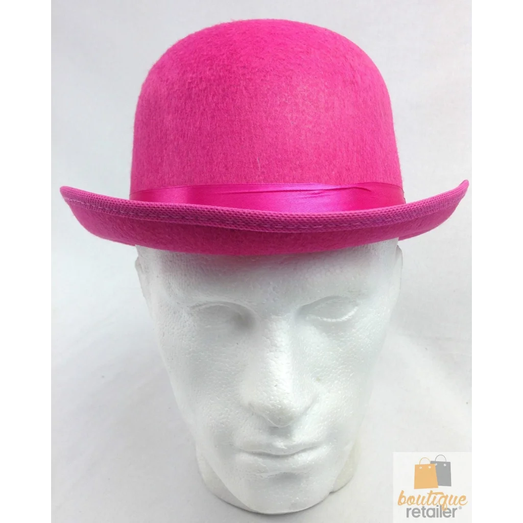 BOWLER HAT Party Vintage Costume Derby Felt Dance Halloween
