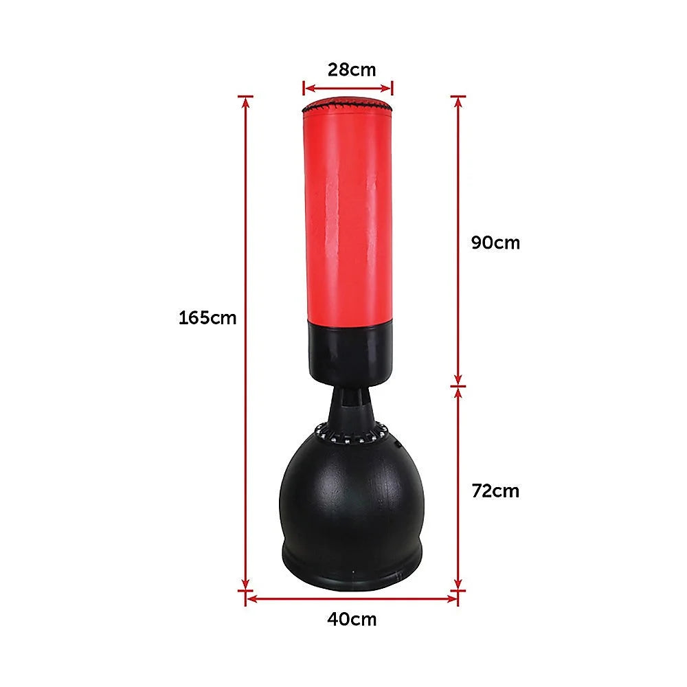 Boxing Punching Bag 165cm Free Standing - Sports & Fitness