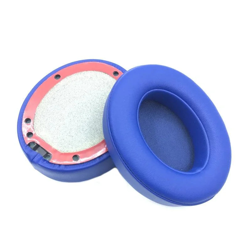 Breathable Leather Headphone Covers For Beats Studio 2 / 3 - Blue 2 Pcs-1915197981099954176