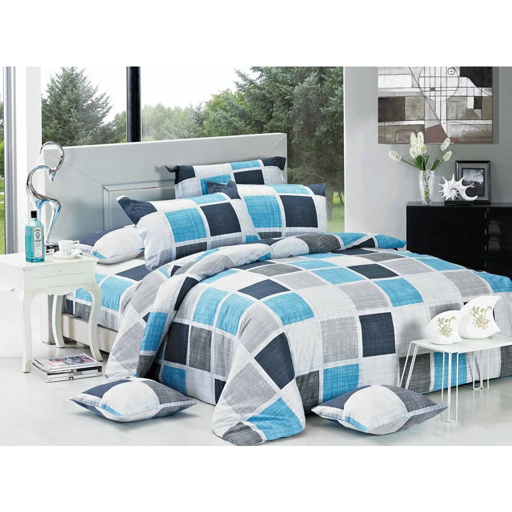Brinty King Size Duvet Quilt Cover Set - Home & Garden