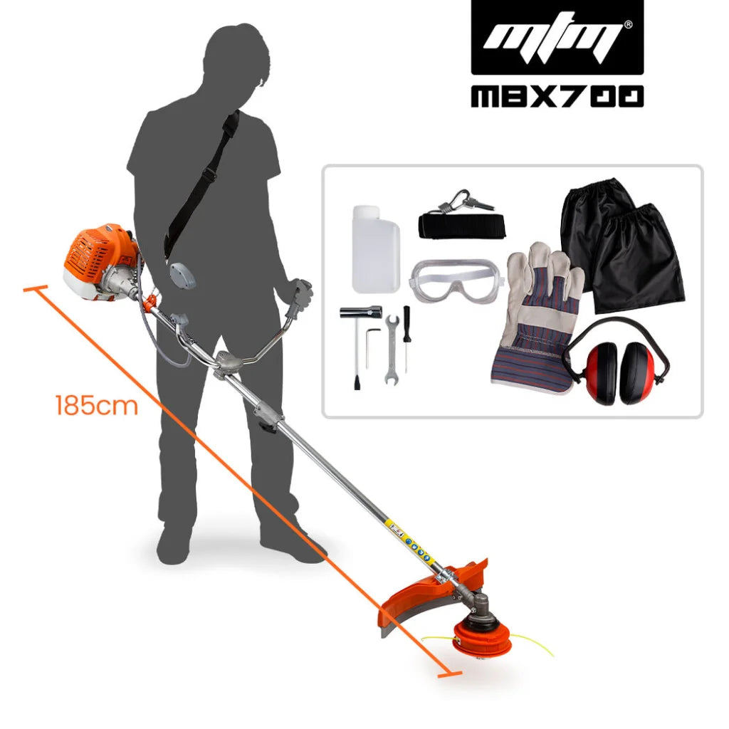 Brush Cutter 62CC Whipper Snipper Trimmer Edger Brushcutter