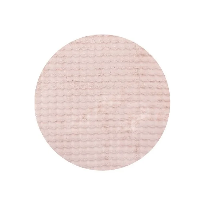 Bubble Blush Round Washable Rug by Rug Culture-150X150CM