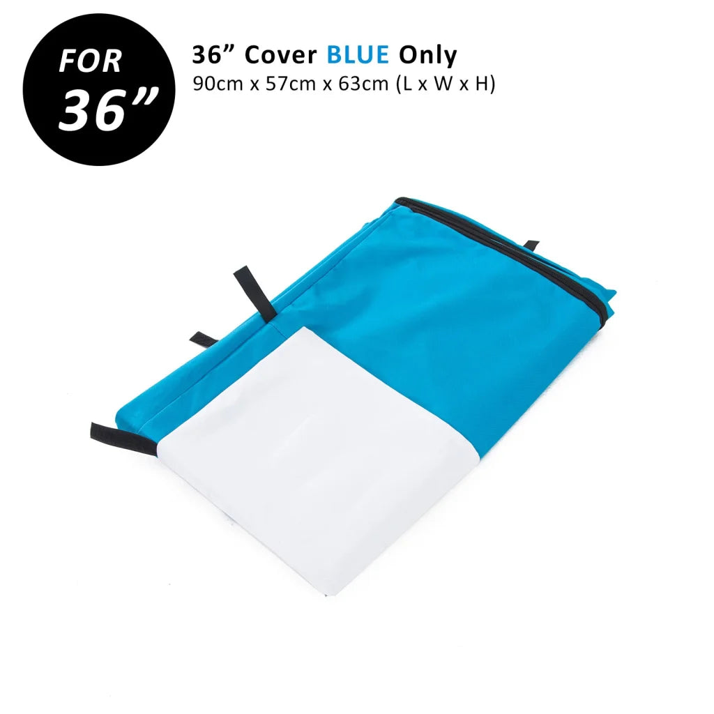 Cage Cover Enclosure for Wire Dog Crate 36in - Blue