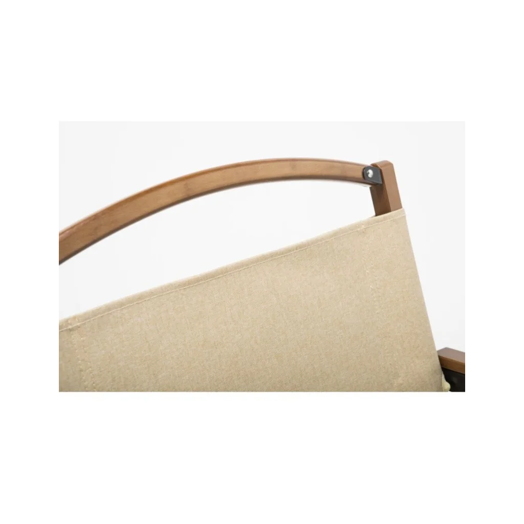 Camping Chairs Set of 2 Bamboo Foldable Outdoor Wooden