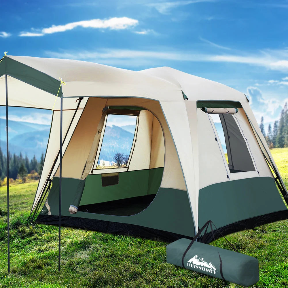 Camping Tent Instant Up 4 Person Pop-Up Tents Family Hiking
