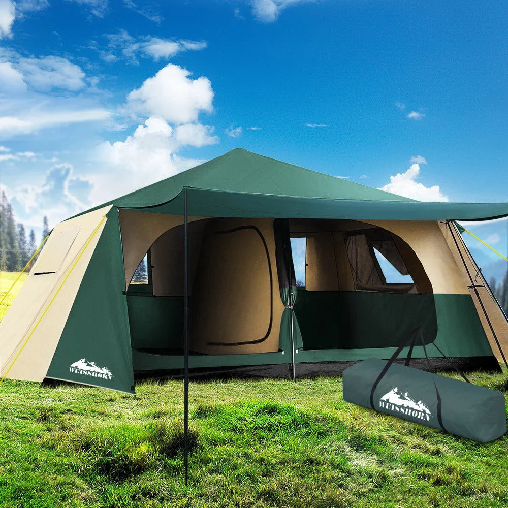 Camping Tent Instant Up 8 Person Pop Up Family Hiking Dome