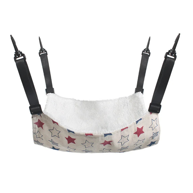 Cat Cage Hammock - Adjustable Double-Sided Pet Swing Bed