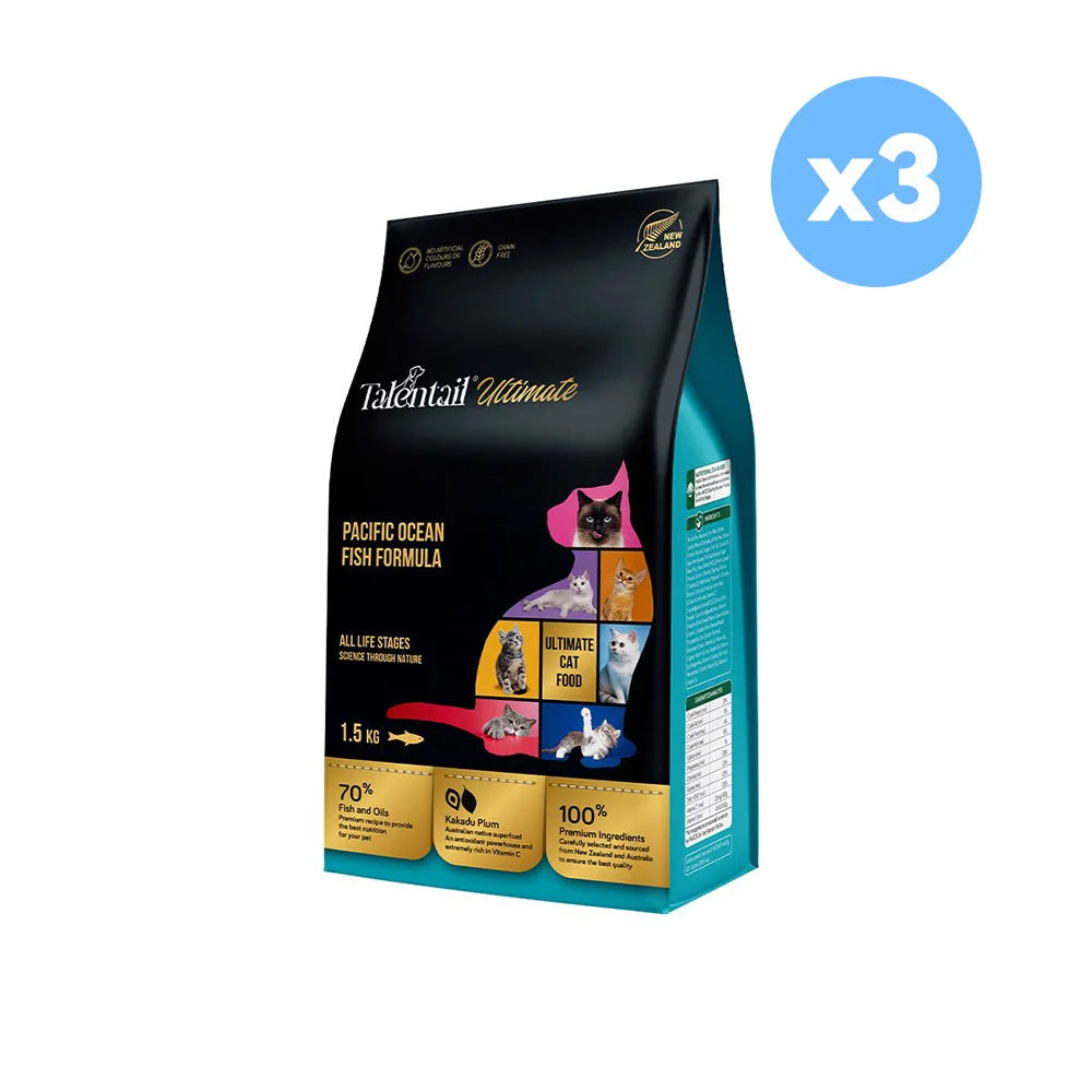 Cat Food TALENTAIL ULTIMATE Pacific Ocean Fish 4.5Kg (1.5Kg