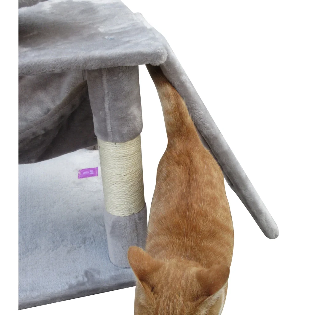 Cat Scratching Post Tree Large Scratcher Pole - Little Grey