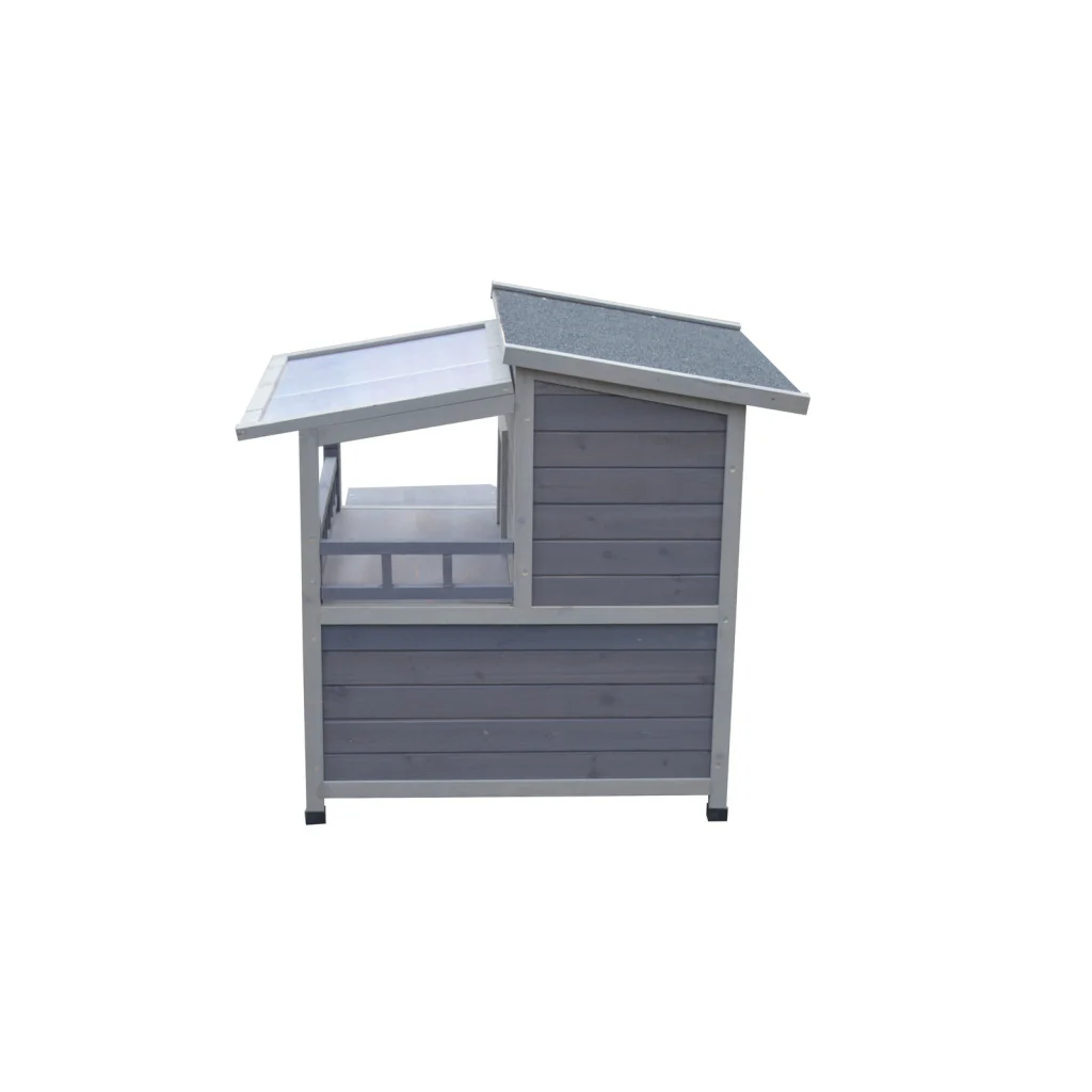 Cat Shelter Condo 2-Story Outdoor with Escape Door