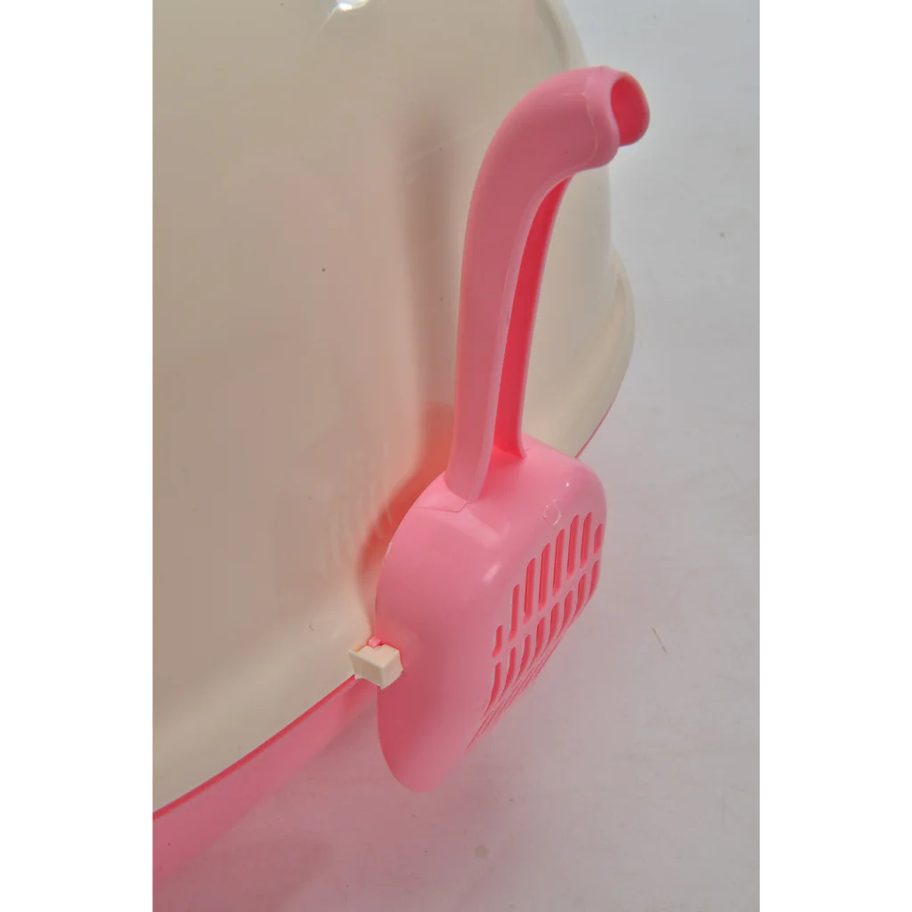 Cat Toilet Litter Box Medium Hooded Tray House with Scoop