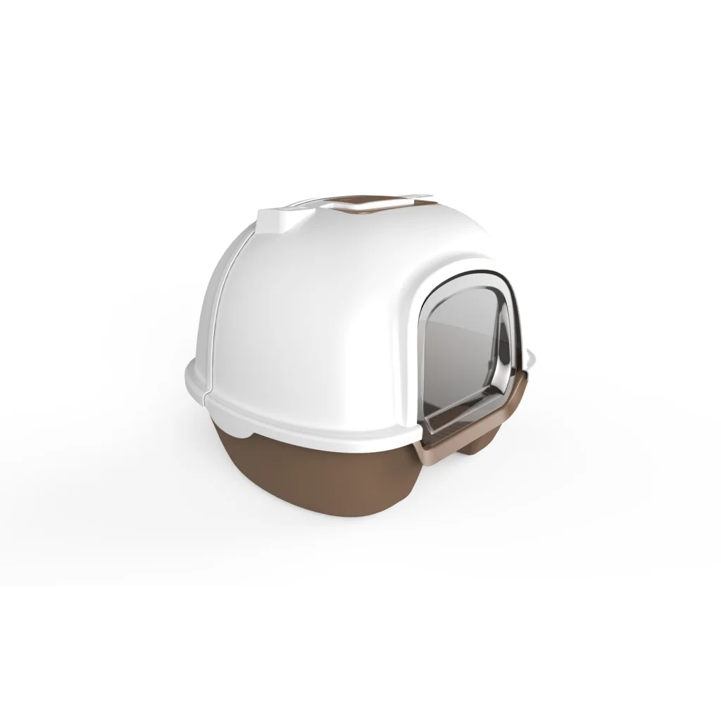 Cat Toilet Litter Box Portable Hooded Tray House