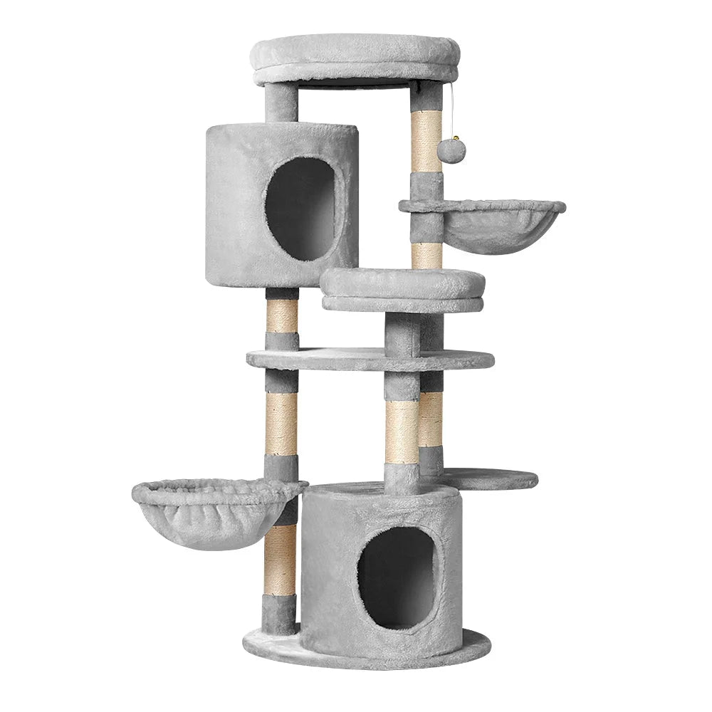 Cat Tree 123cm Tower Scratching Post Condo Scratcher House