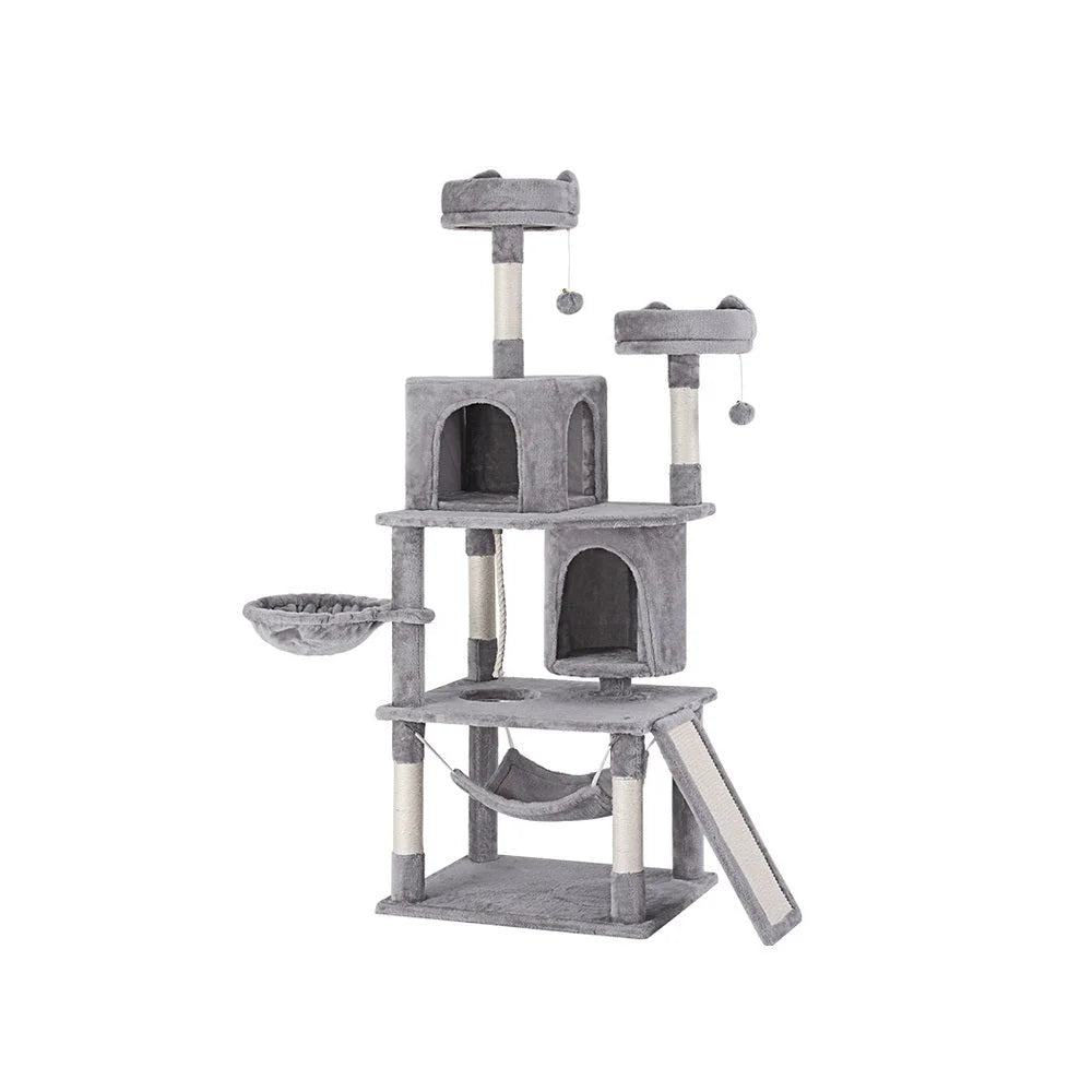Cat Tree Tower Scratching Post Scratcher 161cm Condo House