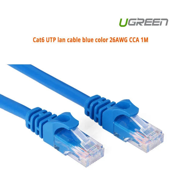 Cat6 UTP LAN Cable Blue Color 26AWG CCA 15M (11207)