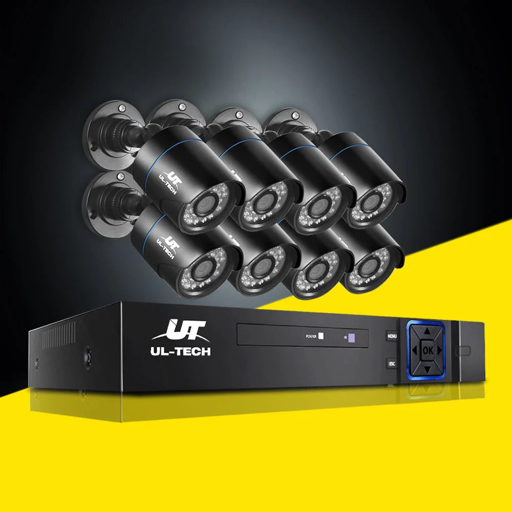 CCTV Security Camera 8 Channel 1080P HDMI - CCTV