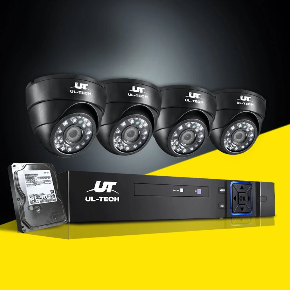 CCTV Security Home Camera System DVR 1080P Day Night 2MP IP