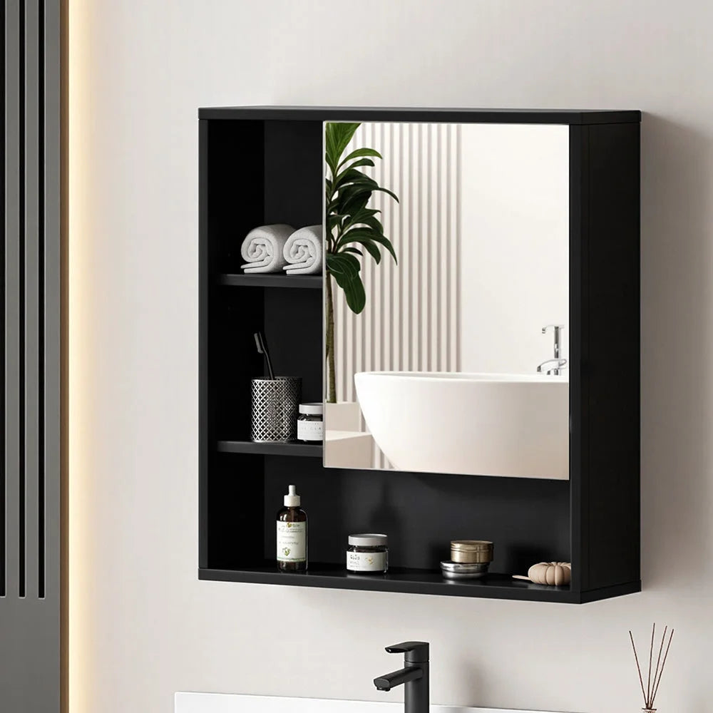 Cefito Bathroom Mirror Cabinet Mirrored Medicine Adjustable