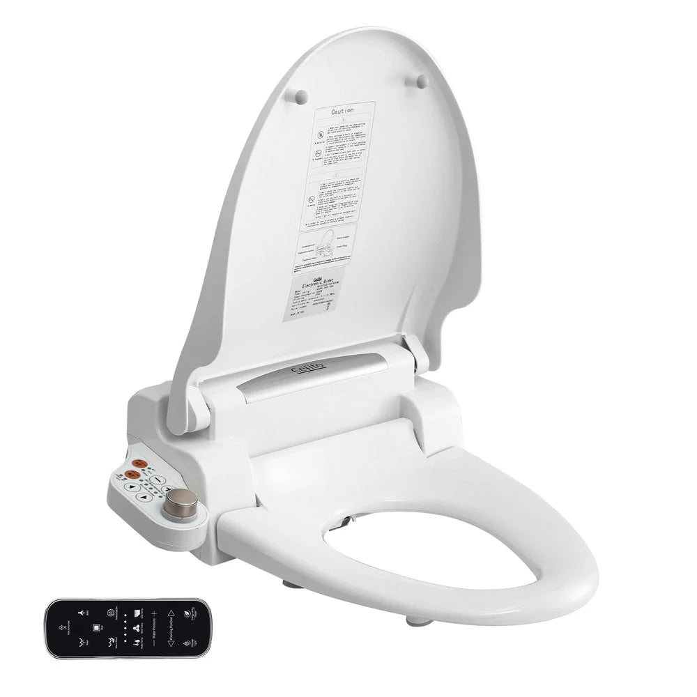 Cefito electric bidet with toilet seat cover led