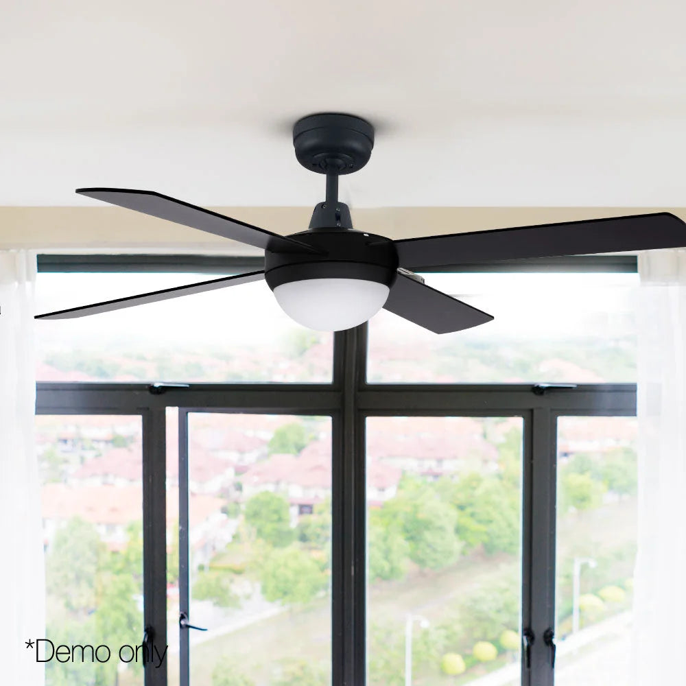 Ceiling Fan 52in Black - Appliances