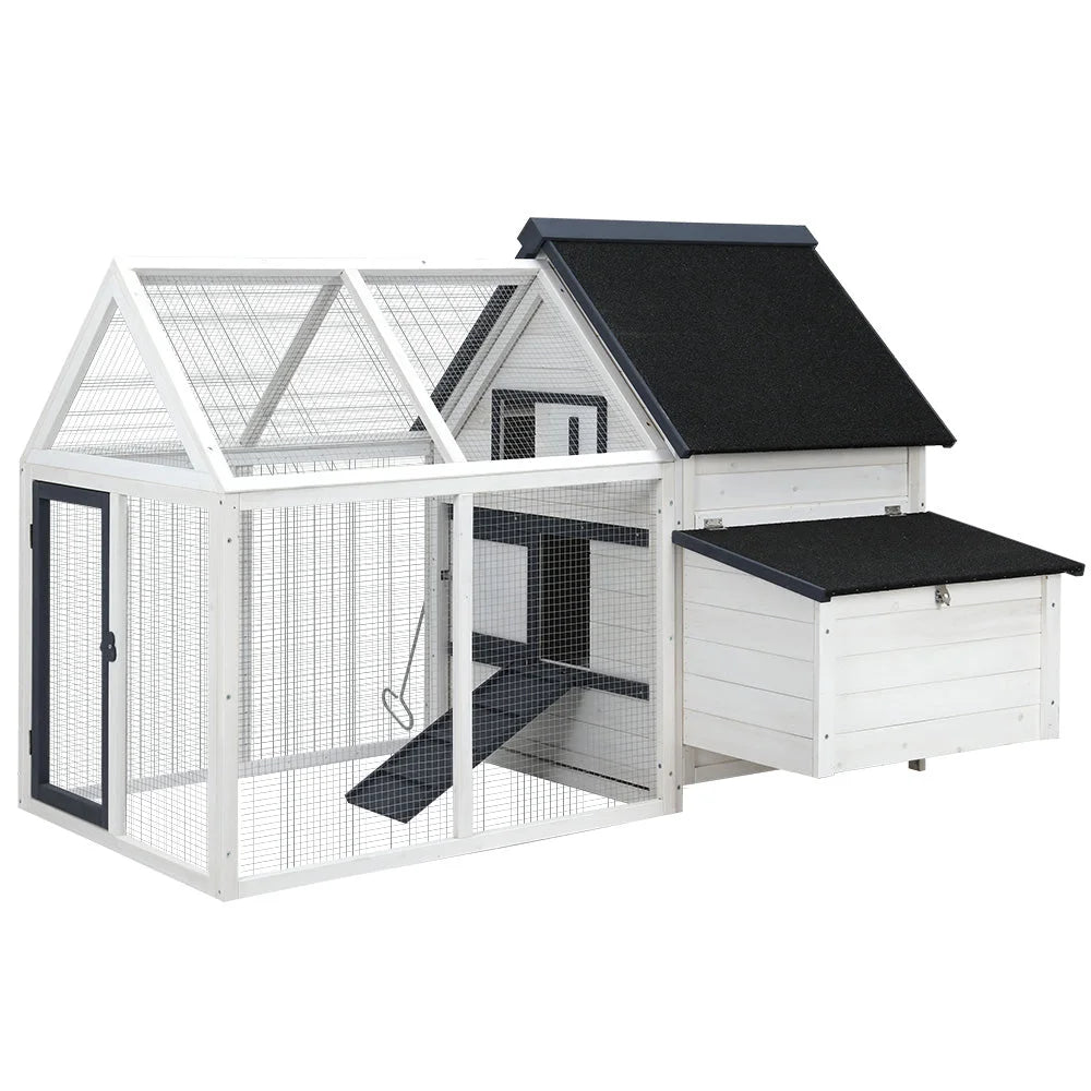 Chicken Coop Rabbit Hutch Large House Run Cage
