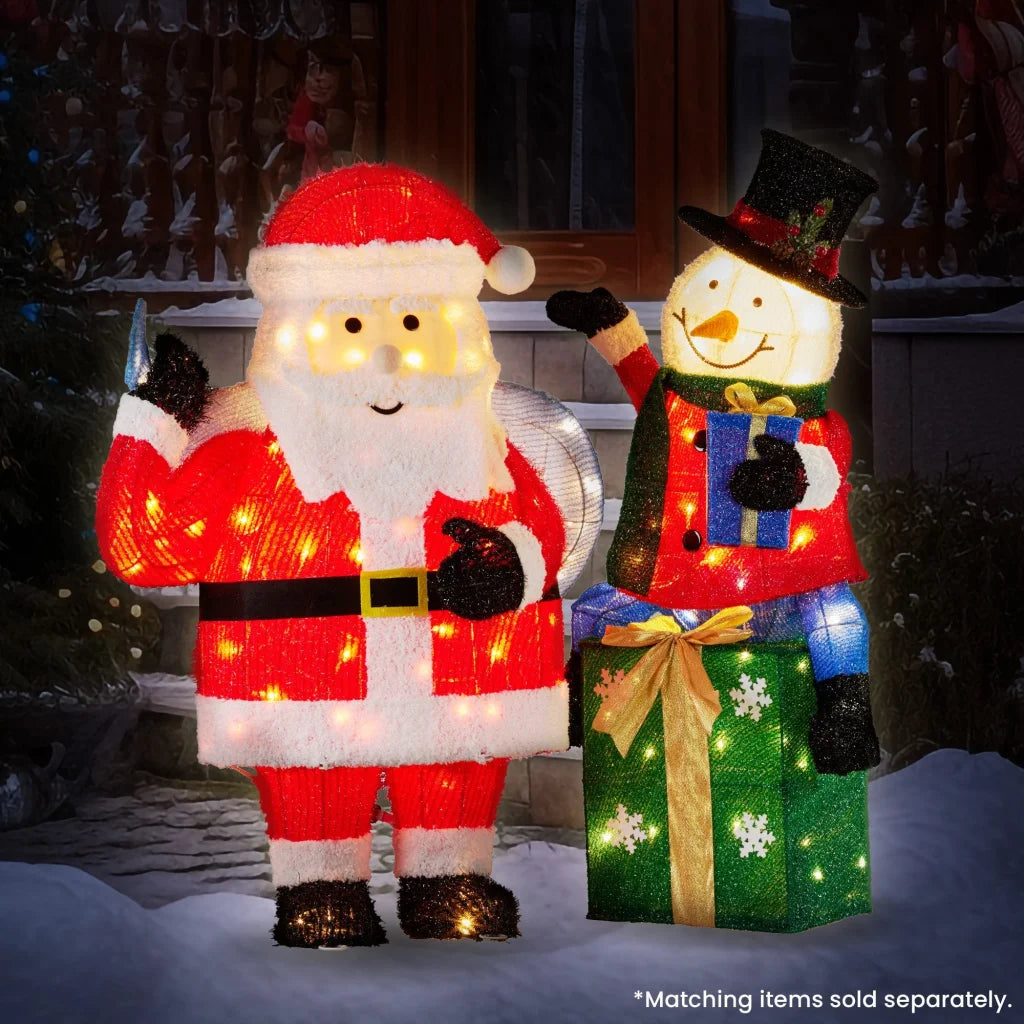 Christabelle 85cm Christmas Snowman On Presents Display