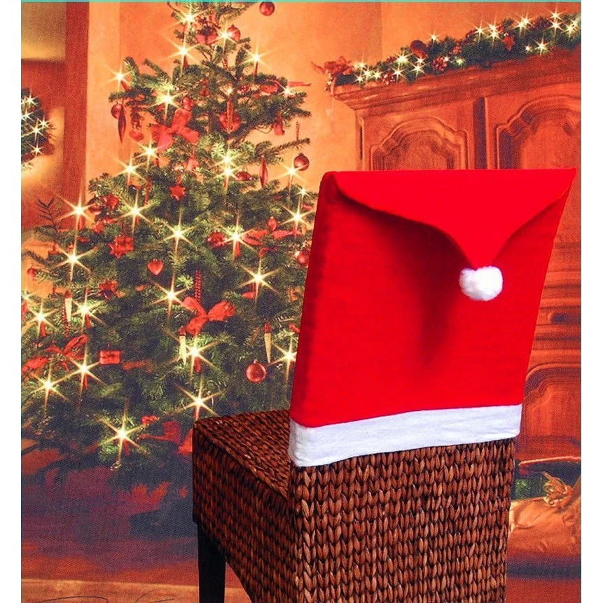 Christmas Chair Covers Tablecloth Runner Decoration Xmas