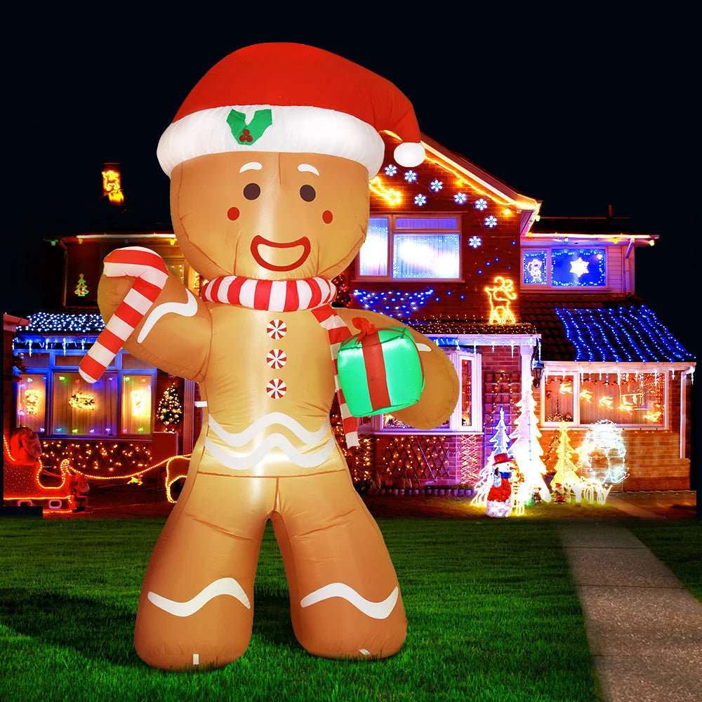 Christmas Inflatable Bear Doll 2.4M Outdoor Decorations