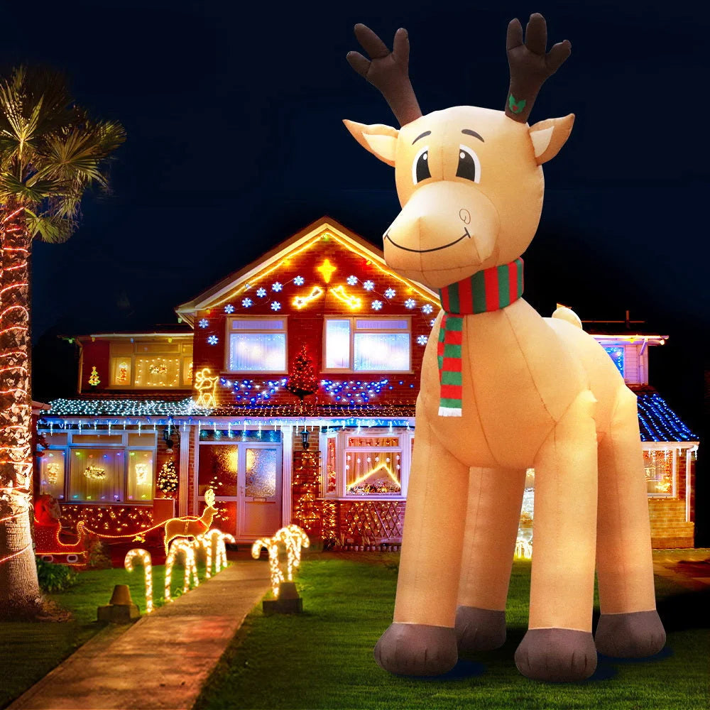 Christmas Inflatable Reindeer 5M Giant Deer Outdoor