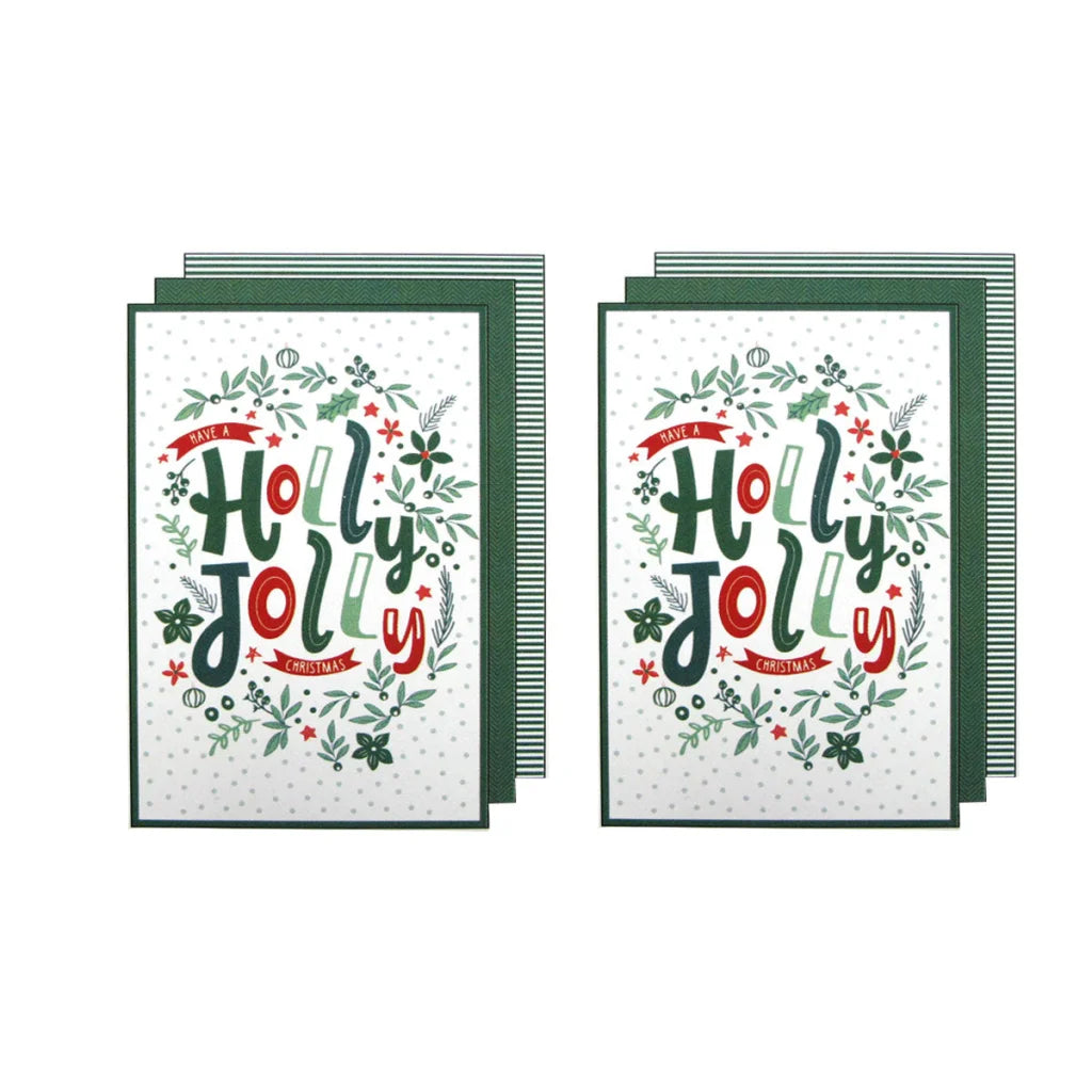 Christmas Kitchen Towels Ladelle Joyful Jolly Set of 6
