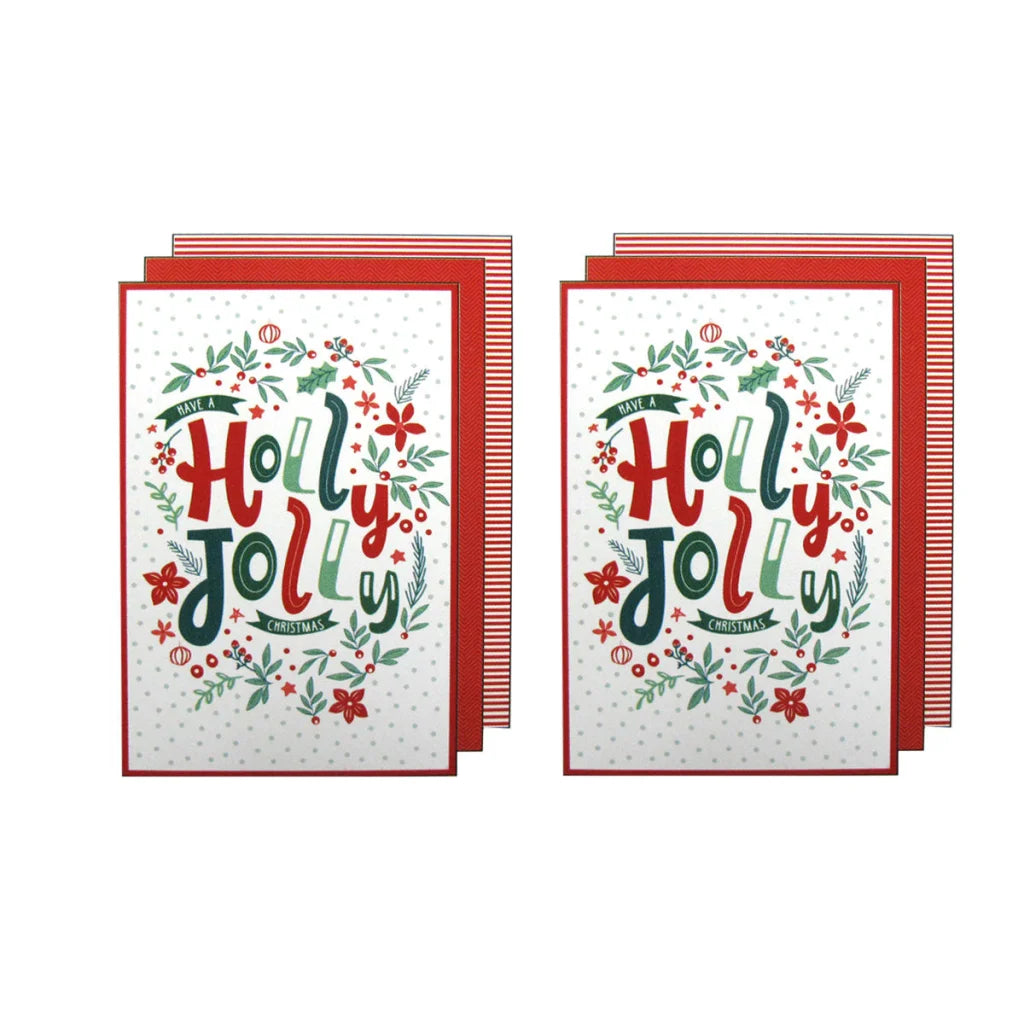 Christmas Kitchen Towels Ladelle Joyful Jolly Set of 6