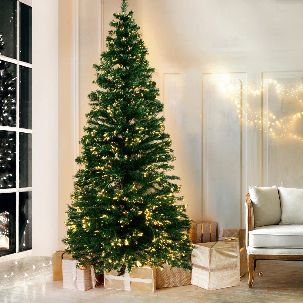 Christmas Tree 1.8M 6FT LED Fibre Optic Multi Warm White