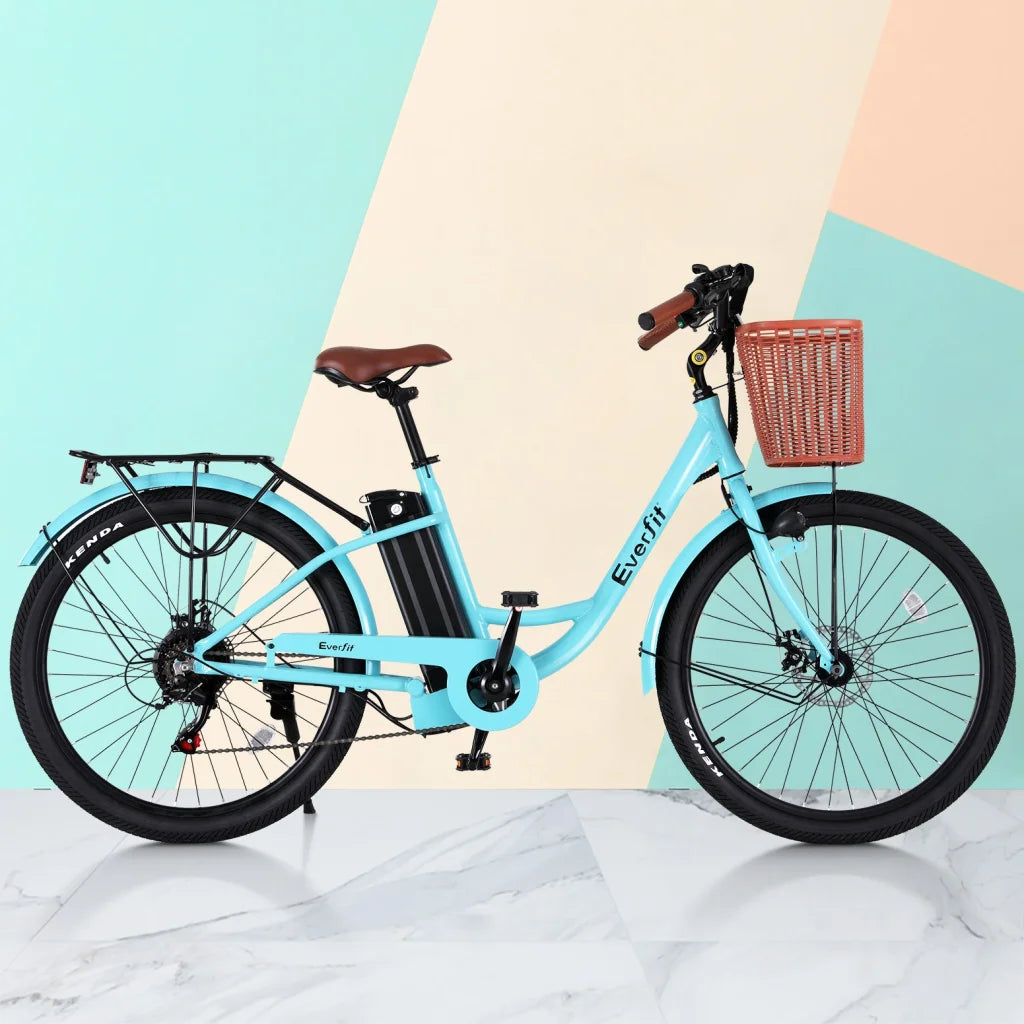 City Bicycle 26’’ eBike Electric Commuter with Battery