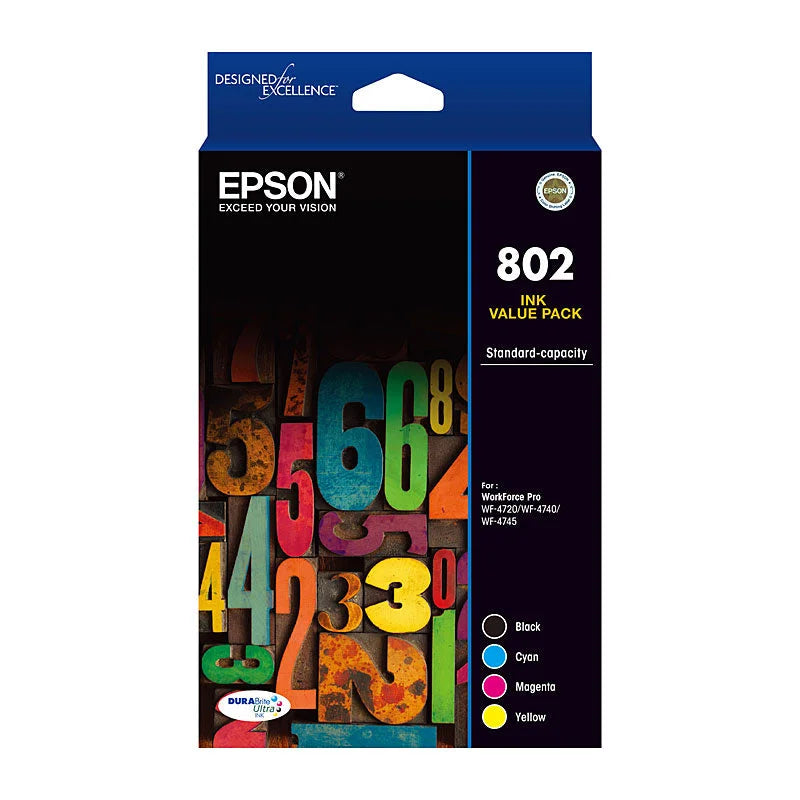 CMYK Colour Pack - EPSON 802