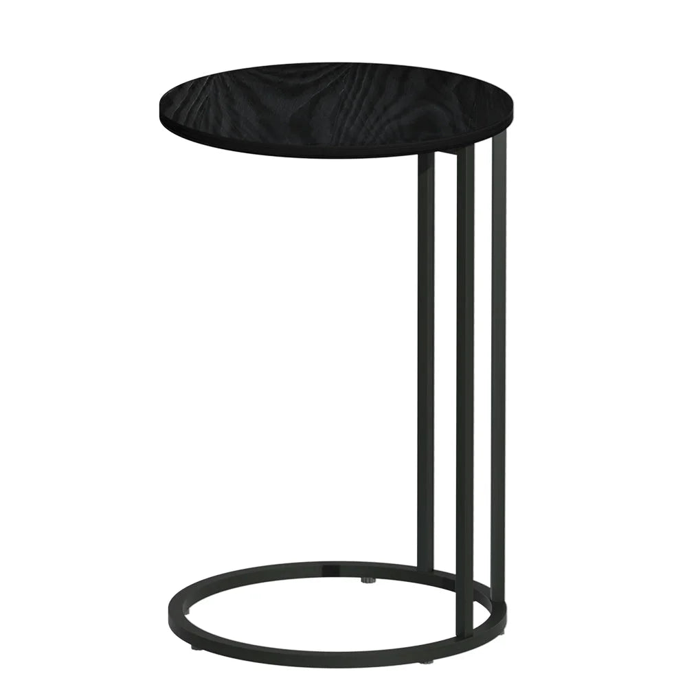Coffee Table Side Table Round - Black Martha