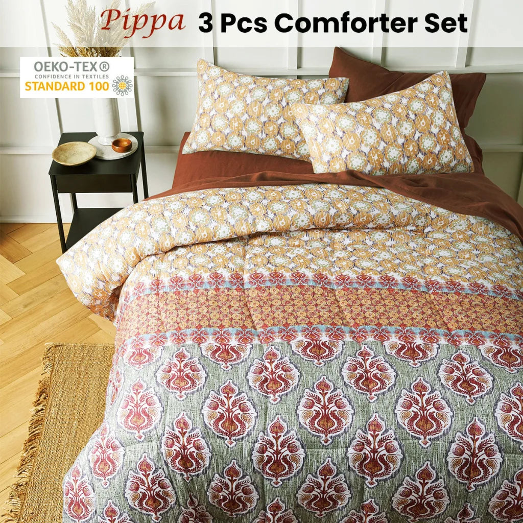 Comforter Set Queen Big Sleep 3 Piece Pippa - Home & Garden
