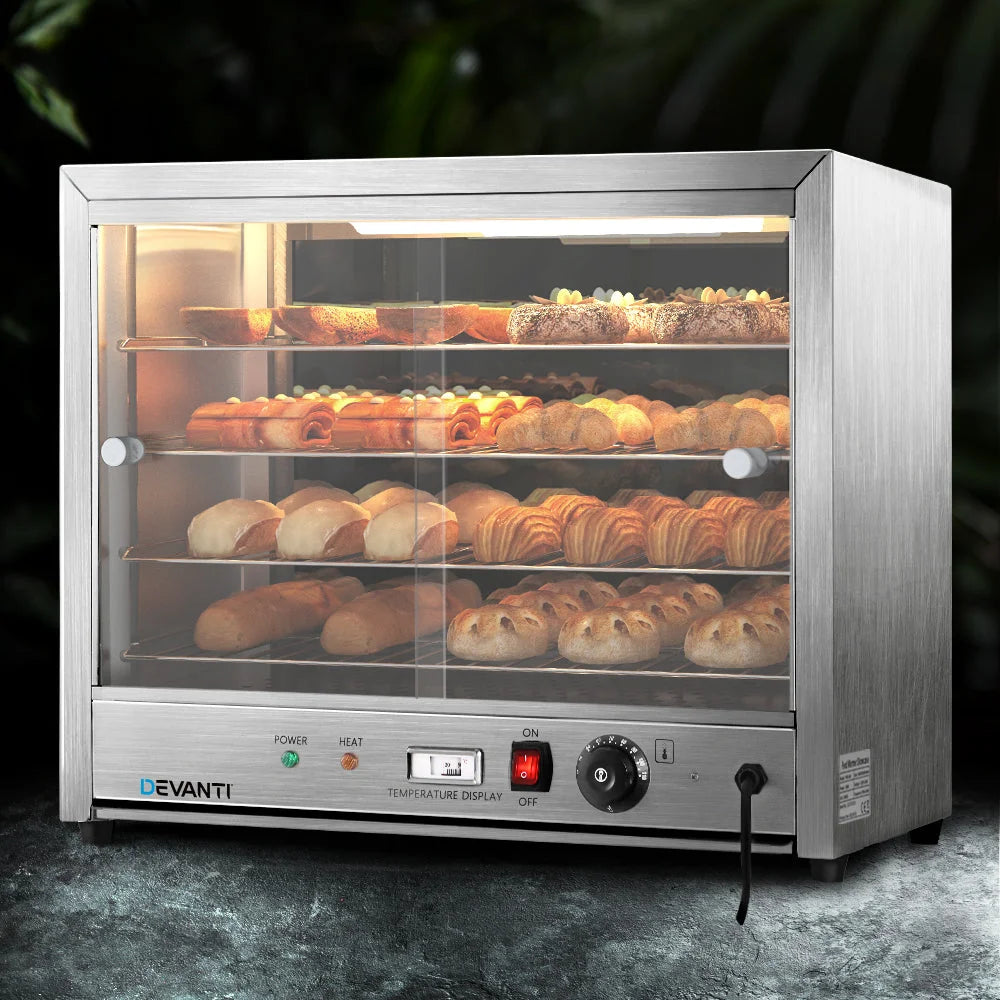 Commercial Food Warmer Pie Hot Display Showcase Cabinet - 4