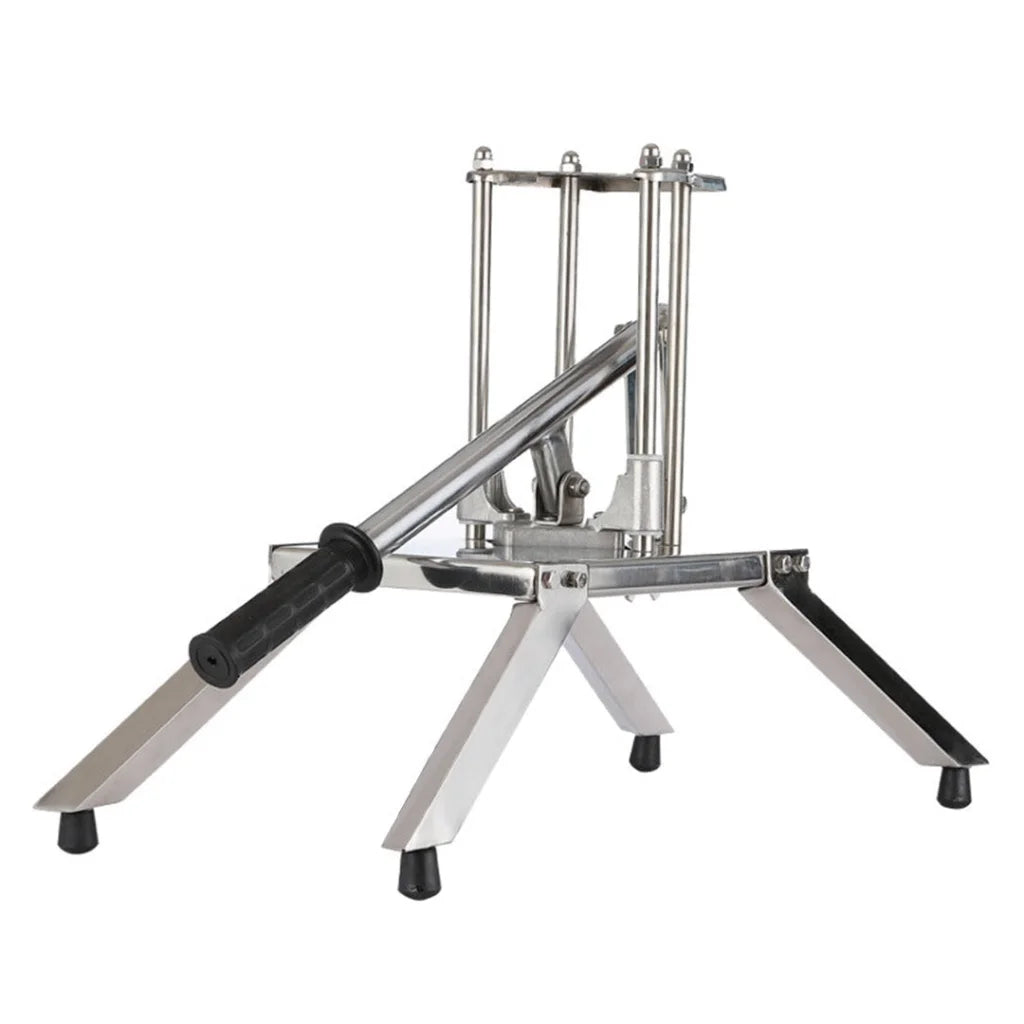 Commercial French Fry Cutter Premium Stainless Steel Potato Vegetable Slicer with 3 Blades