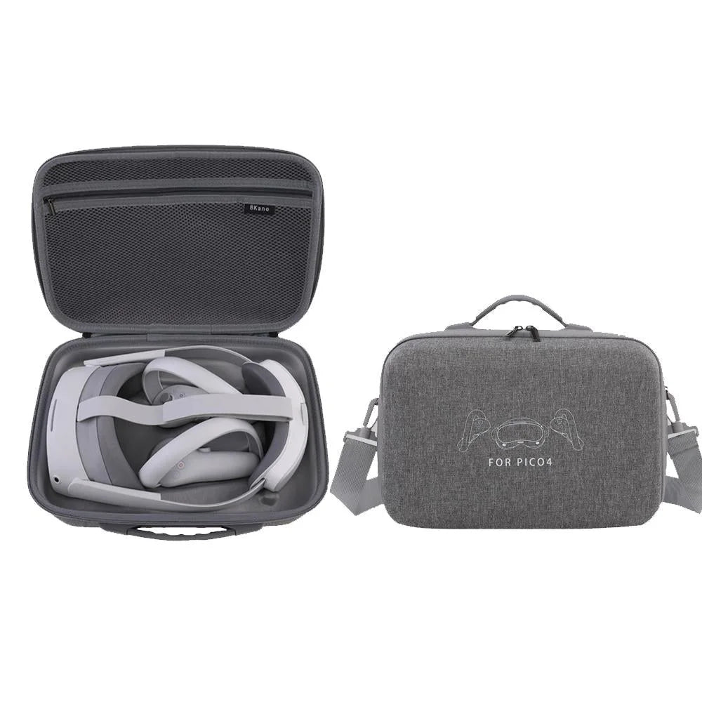Compact Vr Storage Bag For Pico 4 - Hard Shell-1915197574793531392