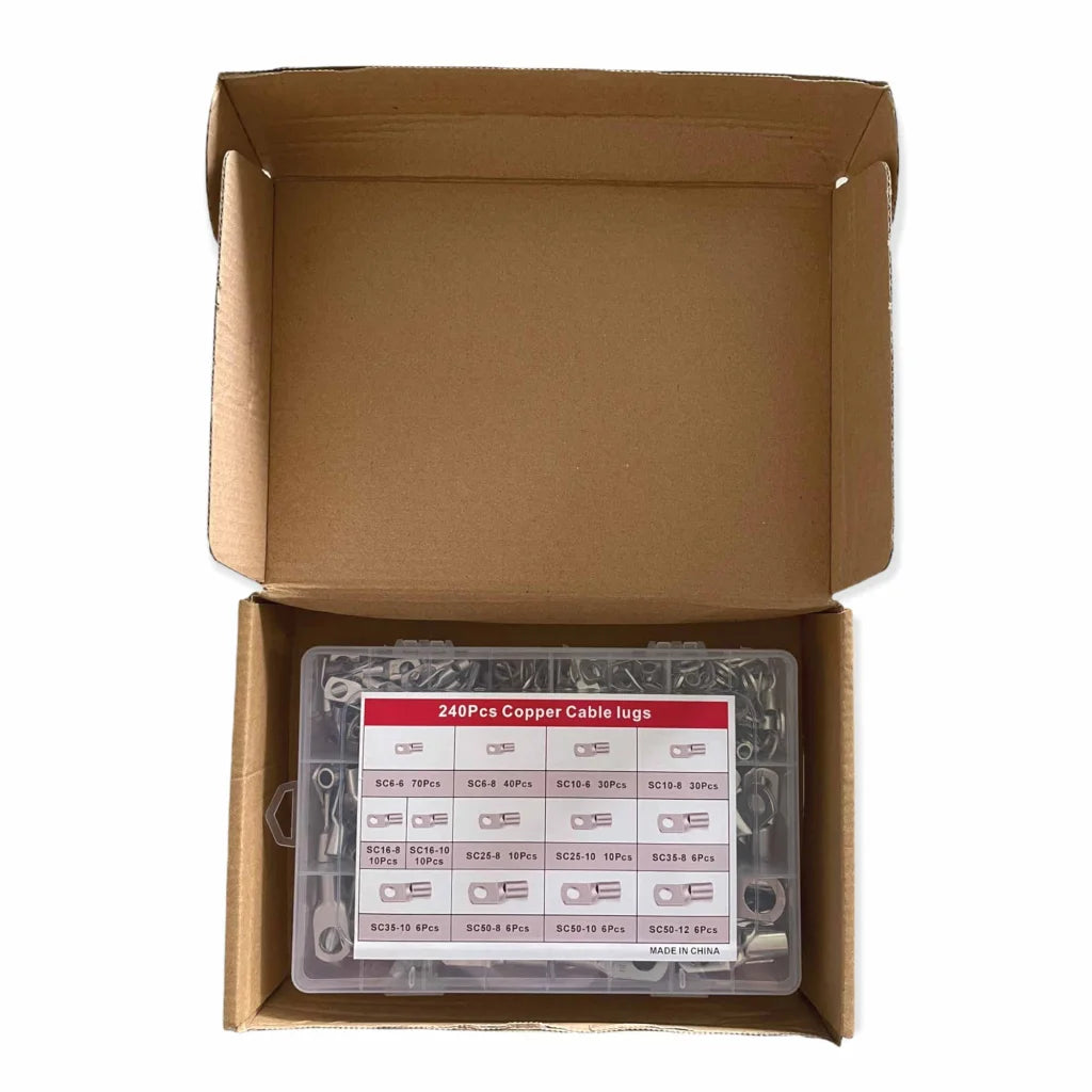 Copper Cable Lugs 240 Pcs HomeMyGarden Battery Ring