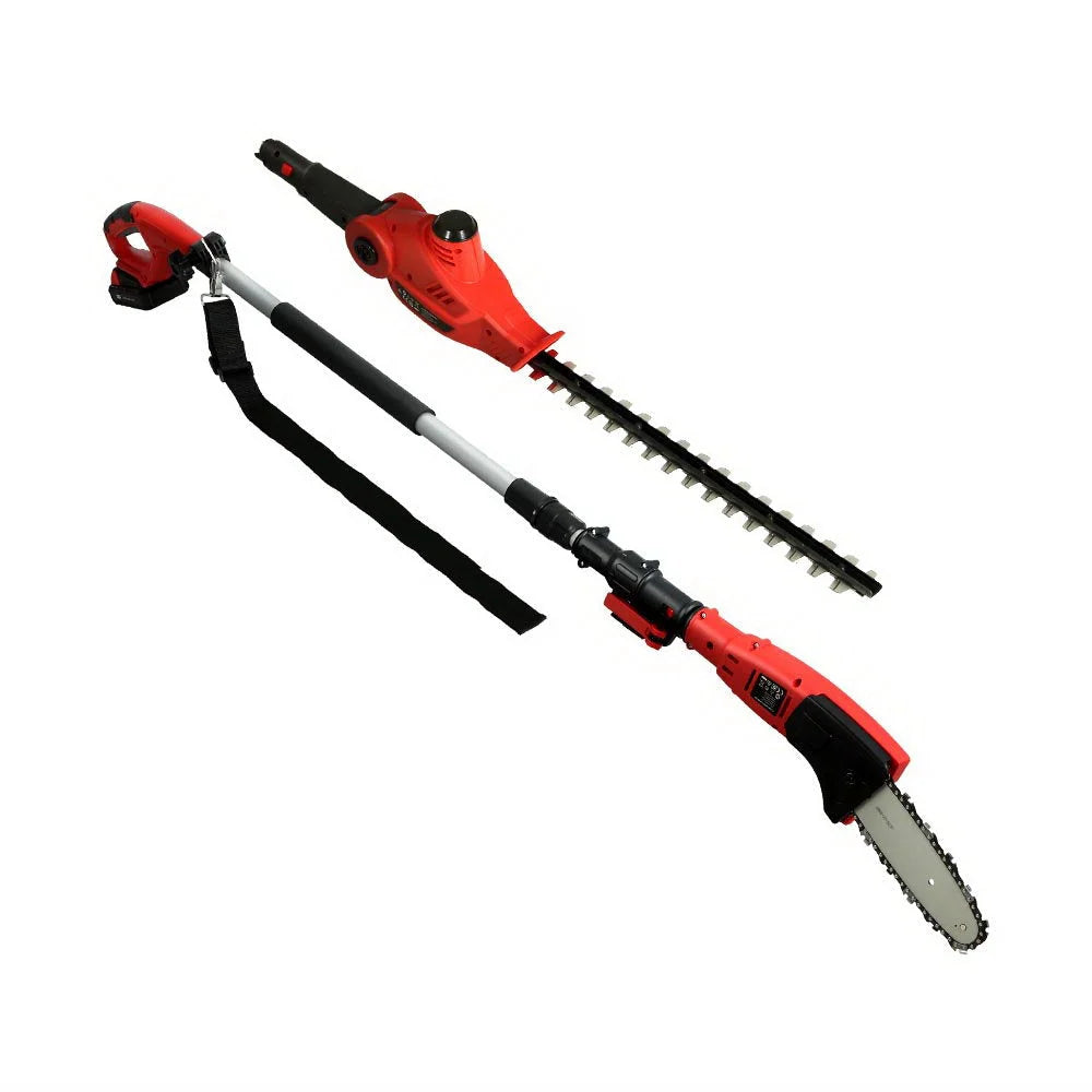 Cordless Pole Chain Saw Trimmer 20V 8inch Battery 2