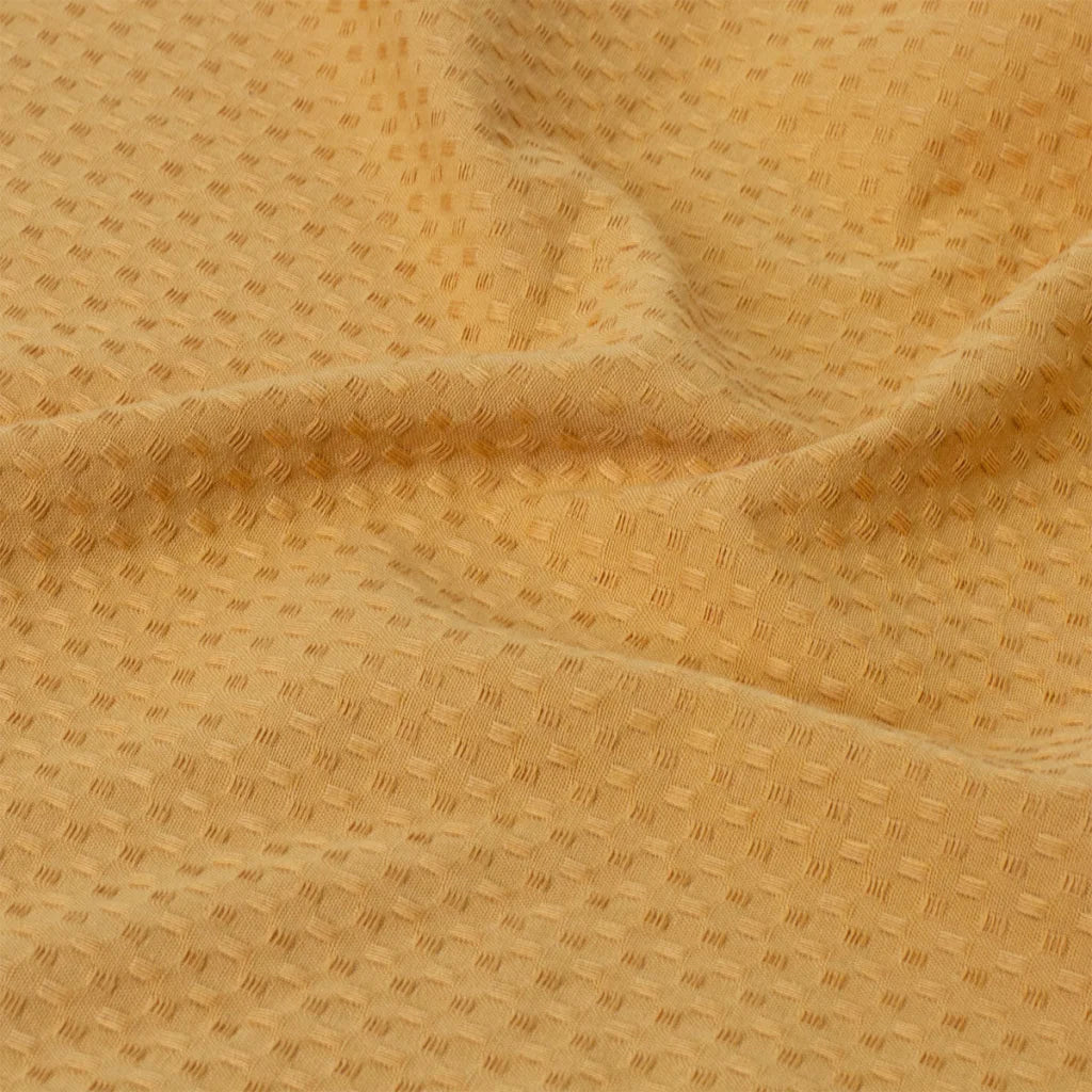 Cotton Tea Towels J Elliot Home Waffle Set of 4 - Mustard